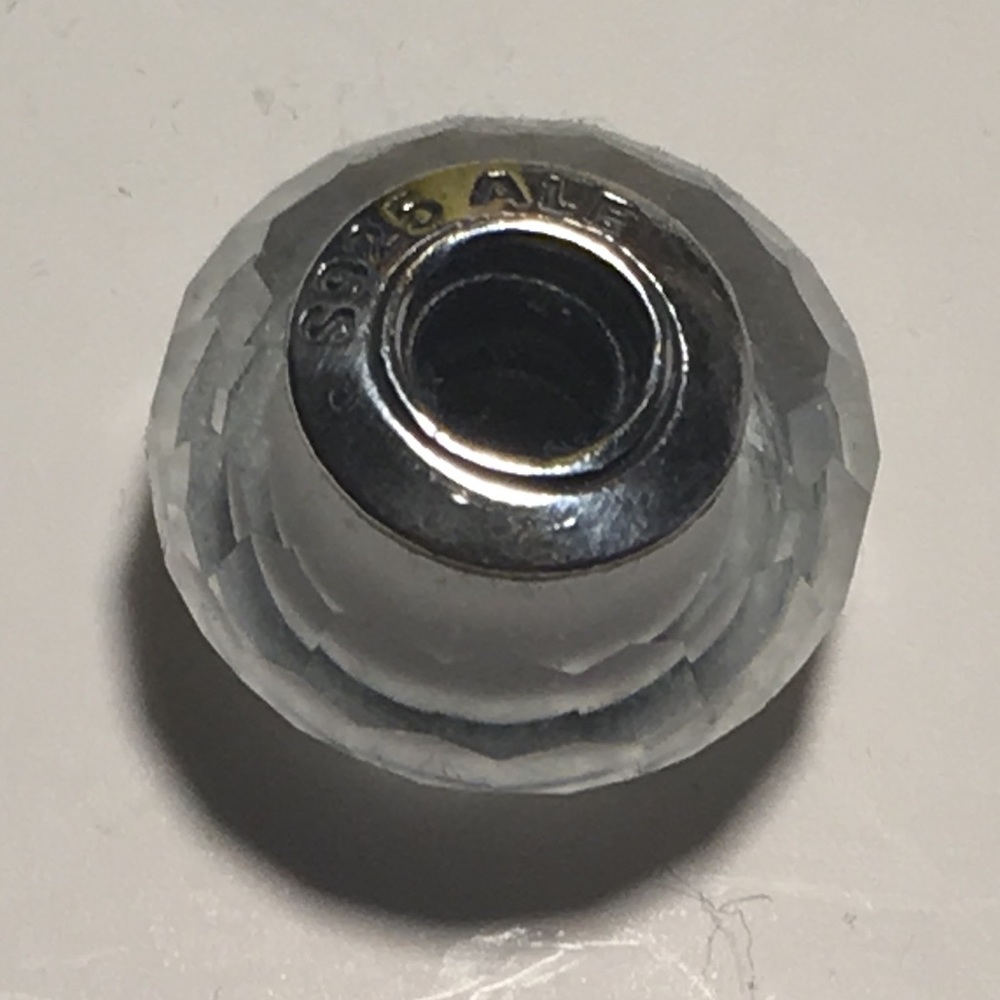 Pandora Fascinating White” Murano Glass  charm